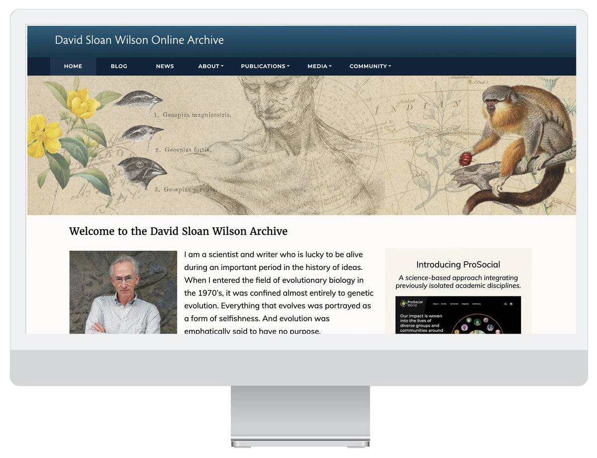 Media and Publishing Dashboard - iMac